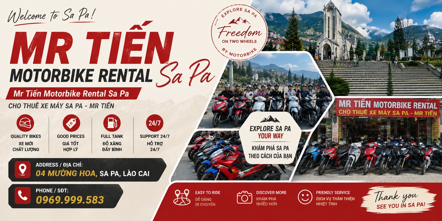 mr tien motorbike rental sapa