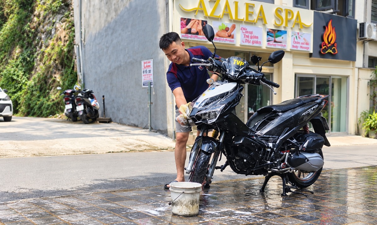 bảo dưỡng & vệ sinh xe máy sapa - tiến vp